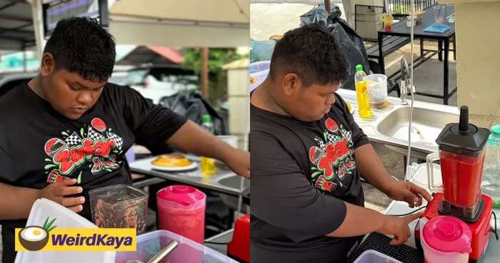 Remaja Disleksia Ini Jual Minuman Semangka Bayar Seikhlasnya