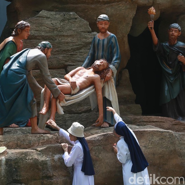 Taman Doa di Jakbar Diserbu Umat Kristiani Saat Kenaikan Yesus Kristus