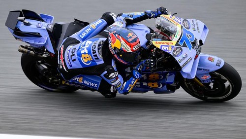 BARCELONA, SPAIN - MAY 15: Alex Marquez of Spain riding the BK8 Gresini Racing Ducati (73) during free practice ahead of the MotoGP of Catalonia at Circuit de Barcelona-Catalunya on May 15, 2026 in Barcelona, Spain. (Photo by Gold & Goose Photography/Getty Images)