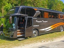 Sopir Bus Ambruk dan Meninggal Saat Melaju Bawa Wisatawan di Pantai Slili