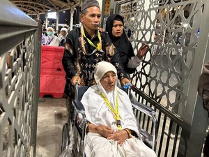 Terminal Ajyad Punya Jalur Khusus demi Kenyamanan Jemaah Lansia