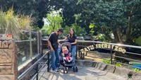 Momen long weekend dimanfaatkan wisatawan untuk berlibur bersama keluarga di Jatim Park 2 Kota Batu (Foto: M. Bagus Ibrahim/ detikjatim)