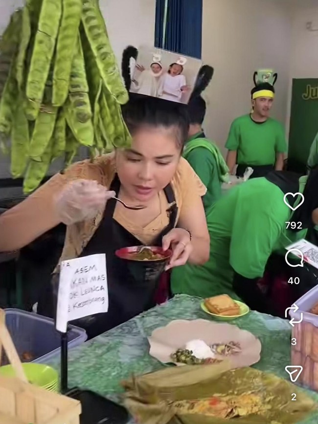 Karina Ranau Jago Masak, Laris Jualan Jukut Goreng dan Gabin di Warungnya
