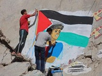 Mural Yamal Bawa Bendera Palestina Hiasi Gaza Usai Aksinya di Barcelona