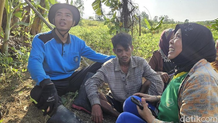 Kondisi pemuda yang hilang selama empat hari dan ditemukan selamat di hutan Desa Binangun, Kecamatan Bantarsari, Kabupaten Cilacap, Jumat (15/5/2026).
