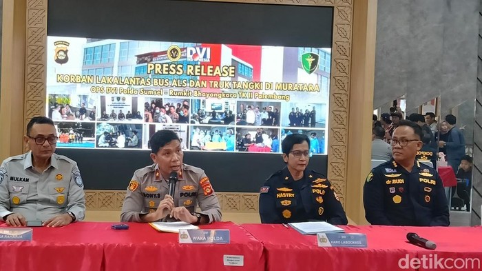 Wakapolda Sumsel Brigjen Rony Samtana merilis hasil tim DVI bus ALS