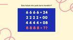 Buat yang Nggak Jago Matematika, Teka-teki Ini Bisa Bikin Otak Ngebul