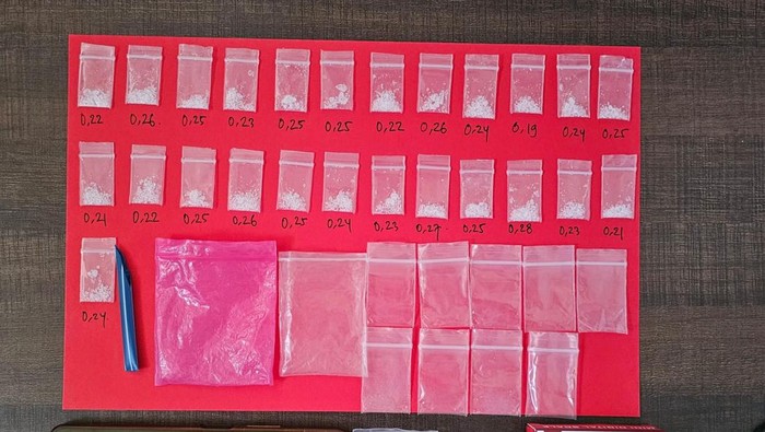 Barang bukti yang diamankan Polres Gresik