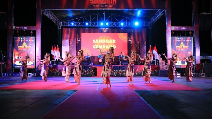 Festival Sriwijaya 2026 di Kompleks Dekranasda Palembang.