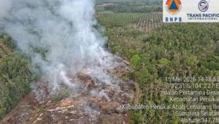 Karhutla terjadi di tiga daerah Sumatera Selatan