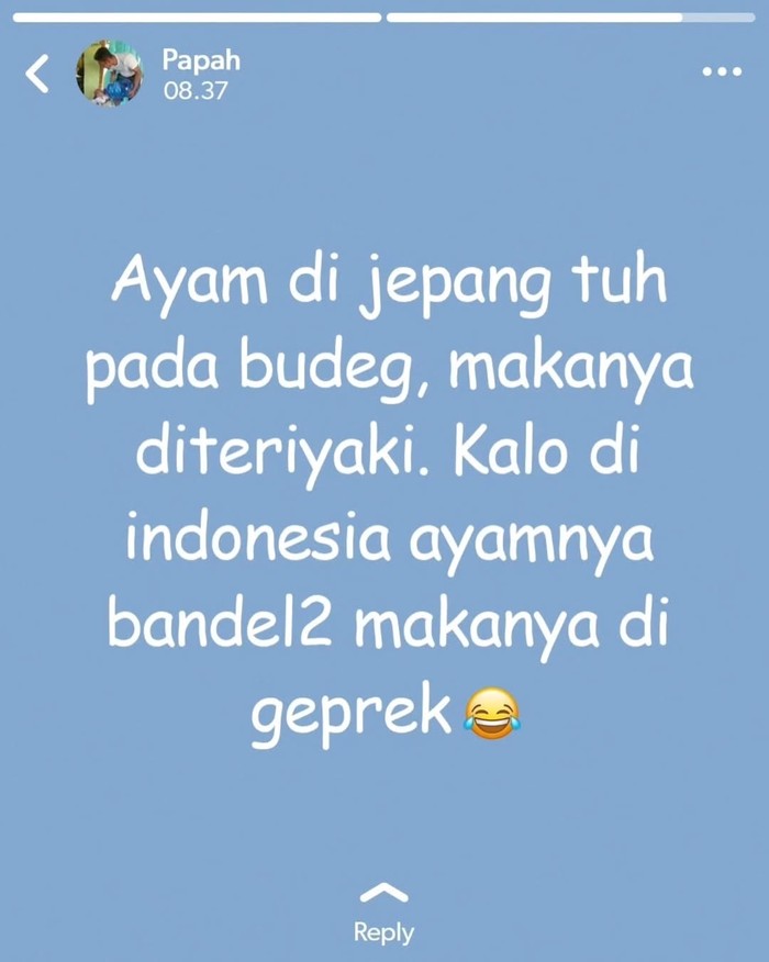 Status WA Bapak-bapak Ini Absurdnya Kelewatan, Bikin Ngakak!