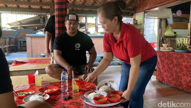 Lesehan Merta Sari di Desa Pesinggahan, Kecamatan Dawan, Klungkung Bali, Sabtu (16/5/2026). (Fatih Kudus Jaelani/detikBali)