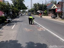Detik-detik Siswa SMA Surabaya Tewas Tabrak Truk KDMP di Mojokerto