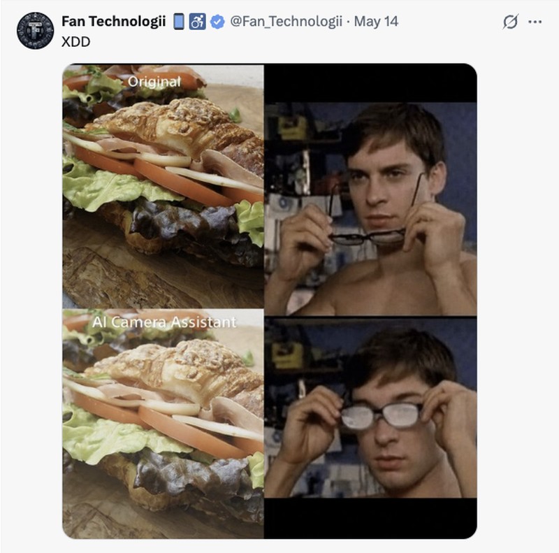 Meme Kocak Netizen AI Kamera Sony Xperia 1 VIII