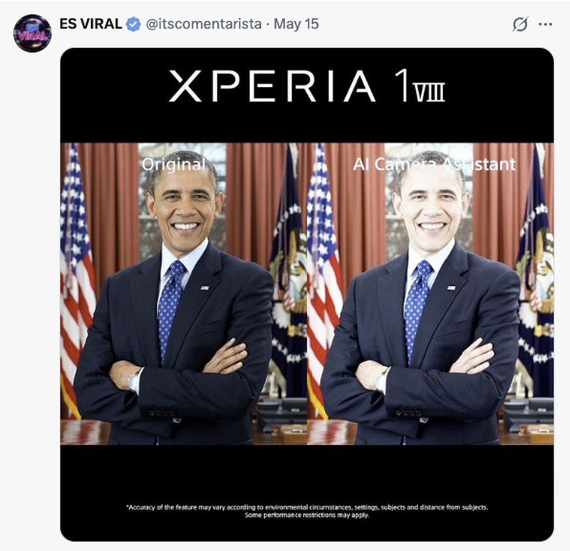 Meme Kocak Netizen AI Kamera Sony Xperia 1 VIII