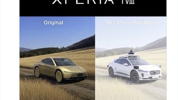 Akun fan Tesla ikut meledek Sony dengan meme “Original vs AI Camera Assistant”. Mobil yang awalnya normal berubah jadi terlalu terang dan washed out setelah diproses AI. Foto: X.com