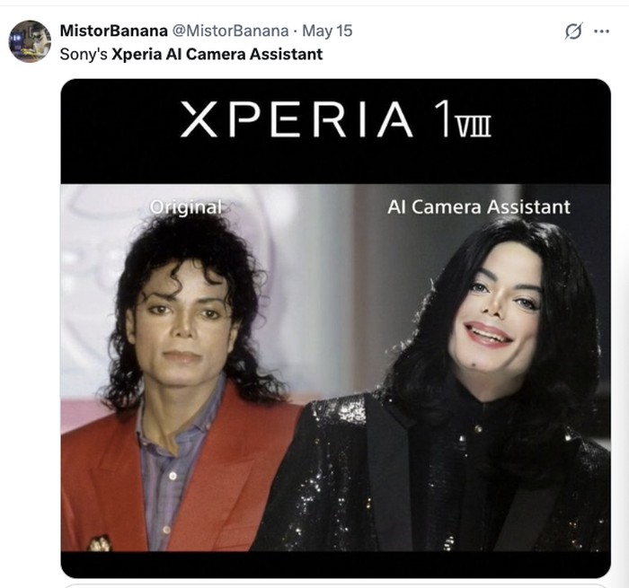 AI Kamera Sony Xperia 1 VIII Jadi Bahan Meme Kocak Netizen