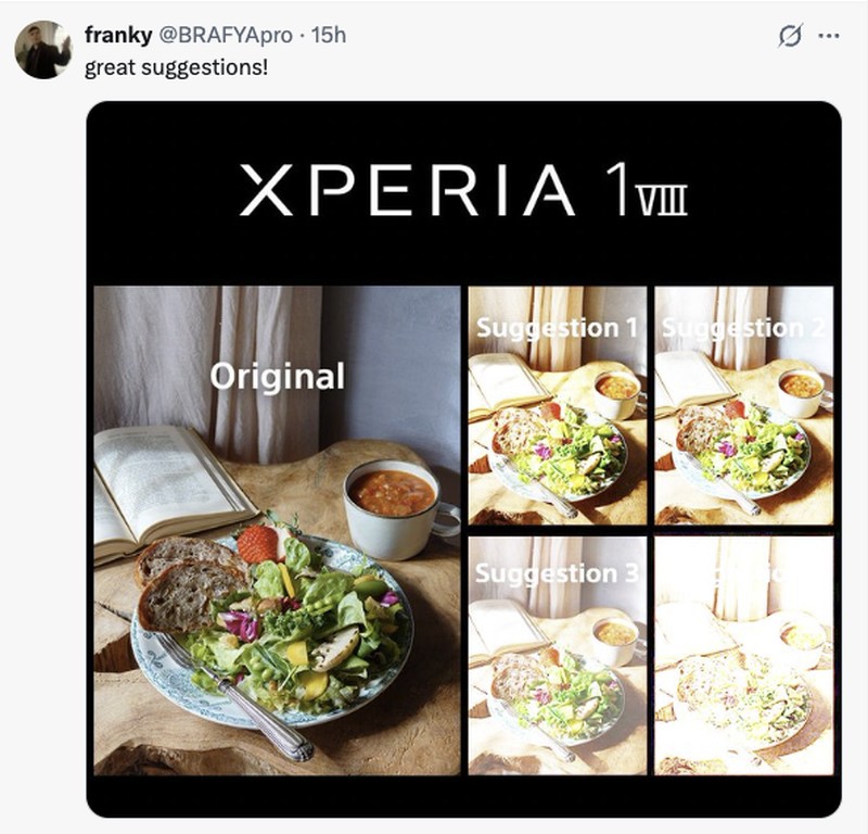 Meme Kocak Netizen AI Kamera Sony Xperia 1 VIII