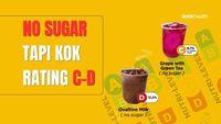 Infografis: Berlabel No Sugar Tapi Rating-nya C-D di Nutri Level