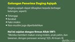 Siapa Saja yang Berhak Menerima Daging Aqiqah?