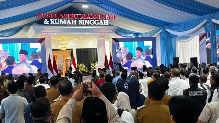 Presiden Prabowo Subianto menghadiri acara peresmian Museum Ibu Marsinah, Sabtu (16/5/2026).