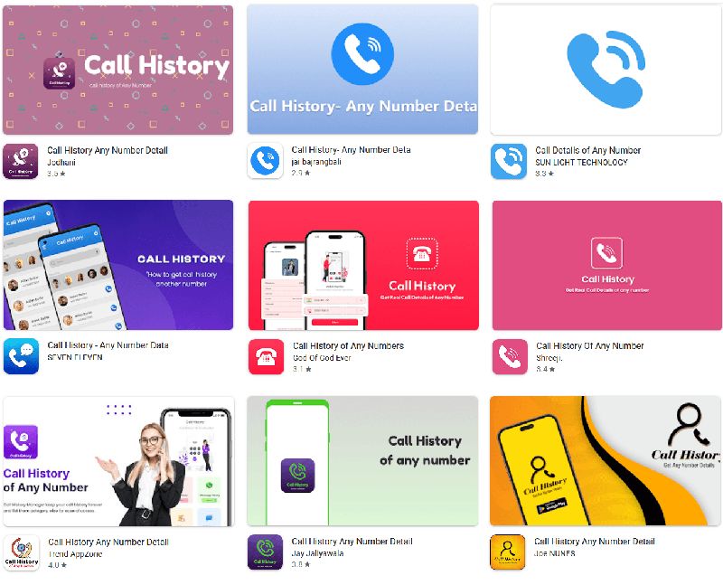 Sebagian aplikasi 'CallPhantom' yang ditemukan di Google Play Sebagian aplikasi 'CallPhantom' yang ditemukan di Google Play