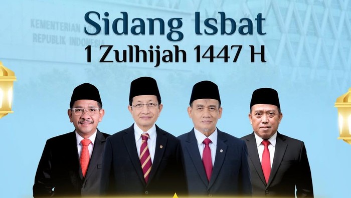 Informasi jadwal sidang Isbat Idul Adha 2026 hingga link live streamingnya