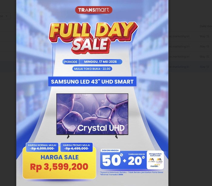 Transmart Full Day Sale