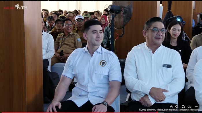 Verrell Bramasta di Peresmian Kopdes MP di Nganjuk
