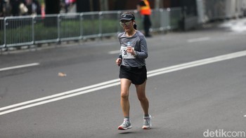Peserta melewati sepanjang rute Jalan Gatot Subroto, Jalan Sudirman, dan Jalan Sisingamangaraja pada ajang Digiland Run 2026.