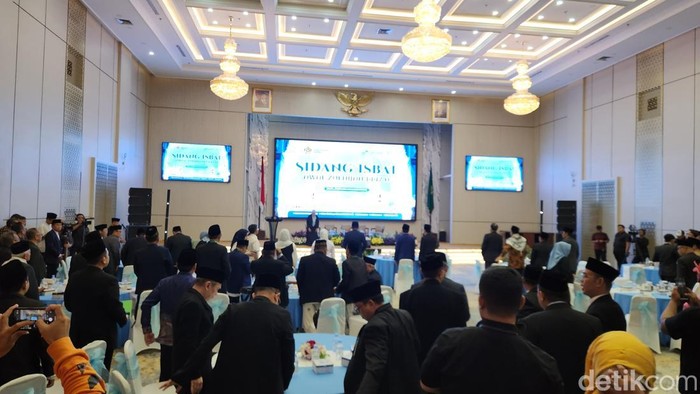Jelang sidang isbat Idul Adha 1447 H. (Adrial/detikcom)