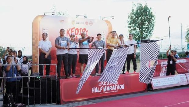 Kediri Half Marathon 2026 Digelar di Bandara Dhoho, 5.000 Pelari Ikut
