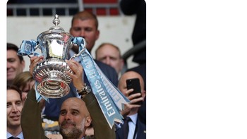 Pep Guardiola sudah mempersembahkan 20 gelar juara sejak 10 tahun menukangi Manchester City. Foto: X.com