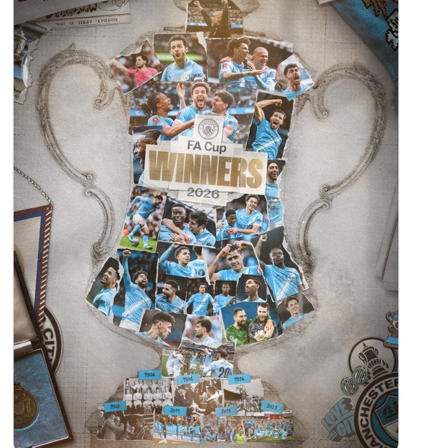 Manchester City Jawara Piala FA, Netizen Bahas Potensi Treble