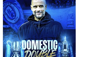 City musim ini dipastikan meraih double domestik. Foto: X.com