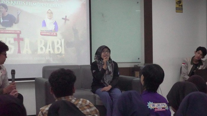 Nobar dan diskusi film Pesta Babi di ITS.