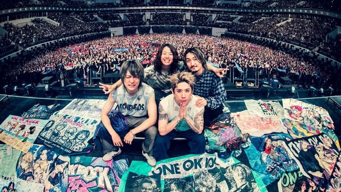 One Ok Rock saat tampil di Jakarta