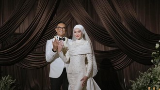Indah Nada Puspita Menikah dengan COO Mobil Listrik, Elegan dengan Hijab & Veil
