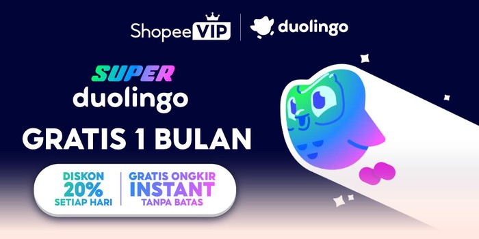 ShopeeVIP Gandeng Duolingo