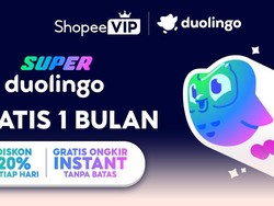 ShopeeVIP Gandeng Duolingo, Member Bisa Belajar Bahasa Gratis Sebulan