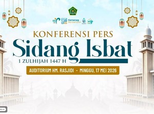 Cek Pengumuman Hasil Sidang Sidang Isbat Idul Adha 2026 di Sini!