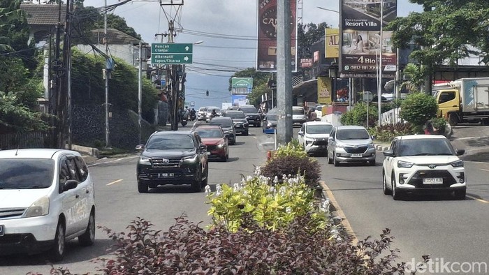 Suasana Puncak Bogor siang ini. (Sholihin/detikcom)