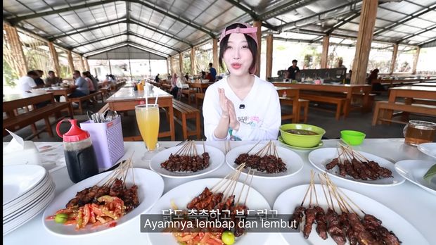 Tzuyang mukbang sate maranggi 110 tusuk