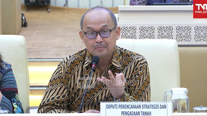 Deputi Perencanaan Strategis dan Pengadaan Tanah, Perdananto Aribowo.