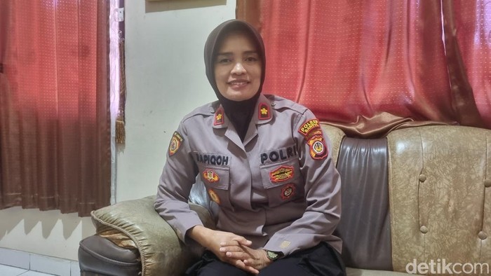 Kapolsek Bantul, Kompol Rapiqoh saat memberikan keterangan di Polsek Bantul, Senin (18/5/2026).