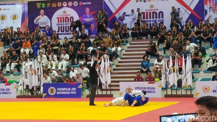 Kegiatan Judo Cup yang berlangsung di GOR Segiri Samarinda.