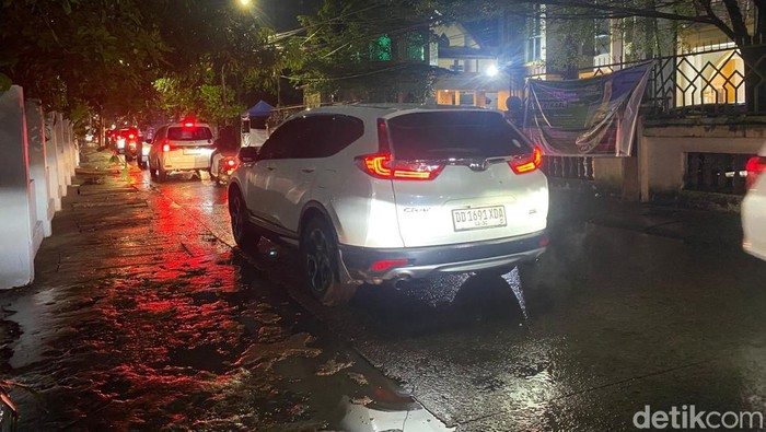 Kemacetan di Jalan Pendidikan Makassar.