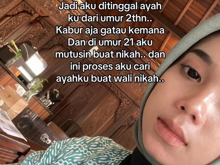 Kisah haru wanita cari ayah kandung ke Brebes demi jadi wali nikah. Sempat sakit hingga masuk RS, akhir pencariannya justru tak disangka. Postingan tersebut langsung viral di TikTok.