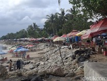 Abrasi Pantai Kuta Kian Parah, Penanganan Tunggu Pemerintah Pusat