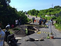 Sat-set Pemkot Semarang Tangani Jembatan Ambles di Jalan Honggowongso